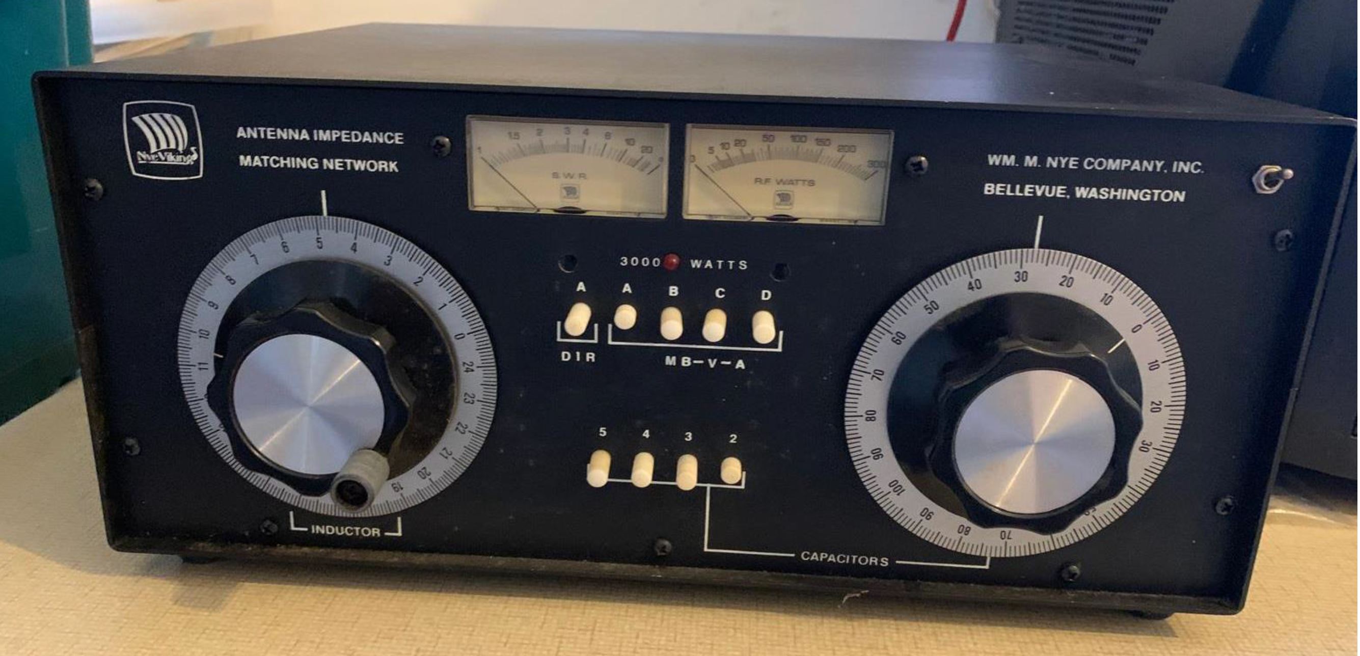 Nye Viking MB-V-A 3KW Antenna Tuner - photo 2