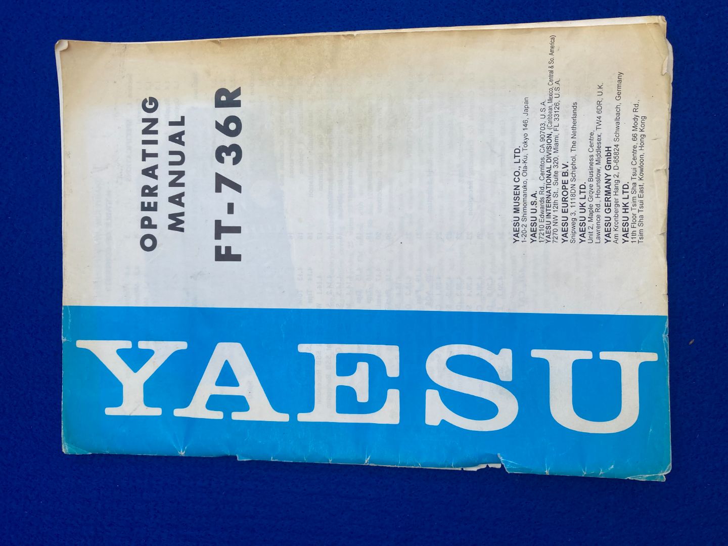 Yaesu FT736R 2m/70cm Transciever - photo 3
