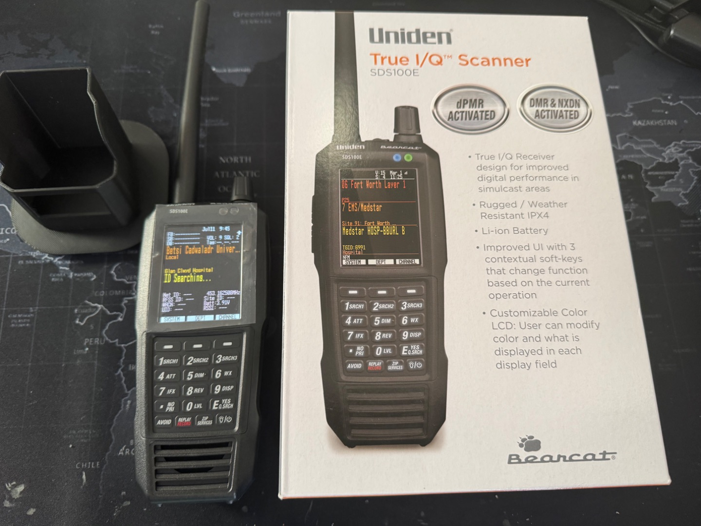 Uniden SDS100e Scanner DMR/NXDN/DpMR/ProVocie all Activated boxed as new with warranty and receipt