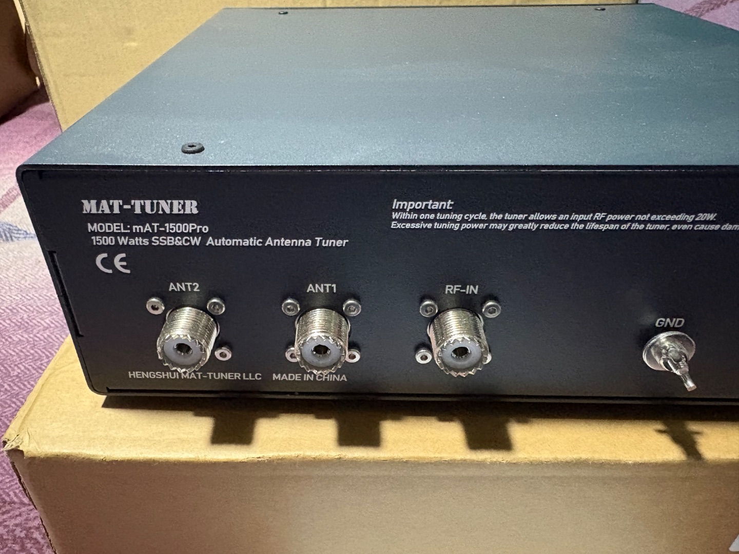mAT 1500w pro auto tuner - photo 2