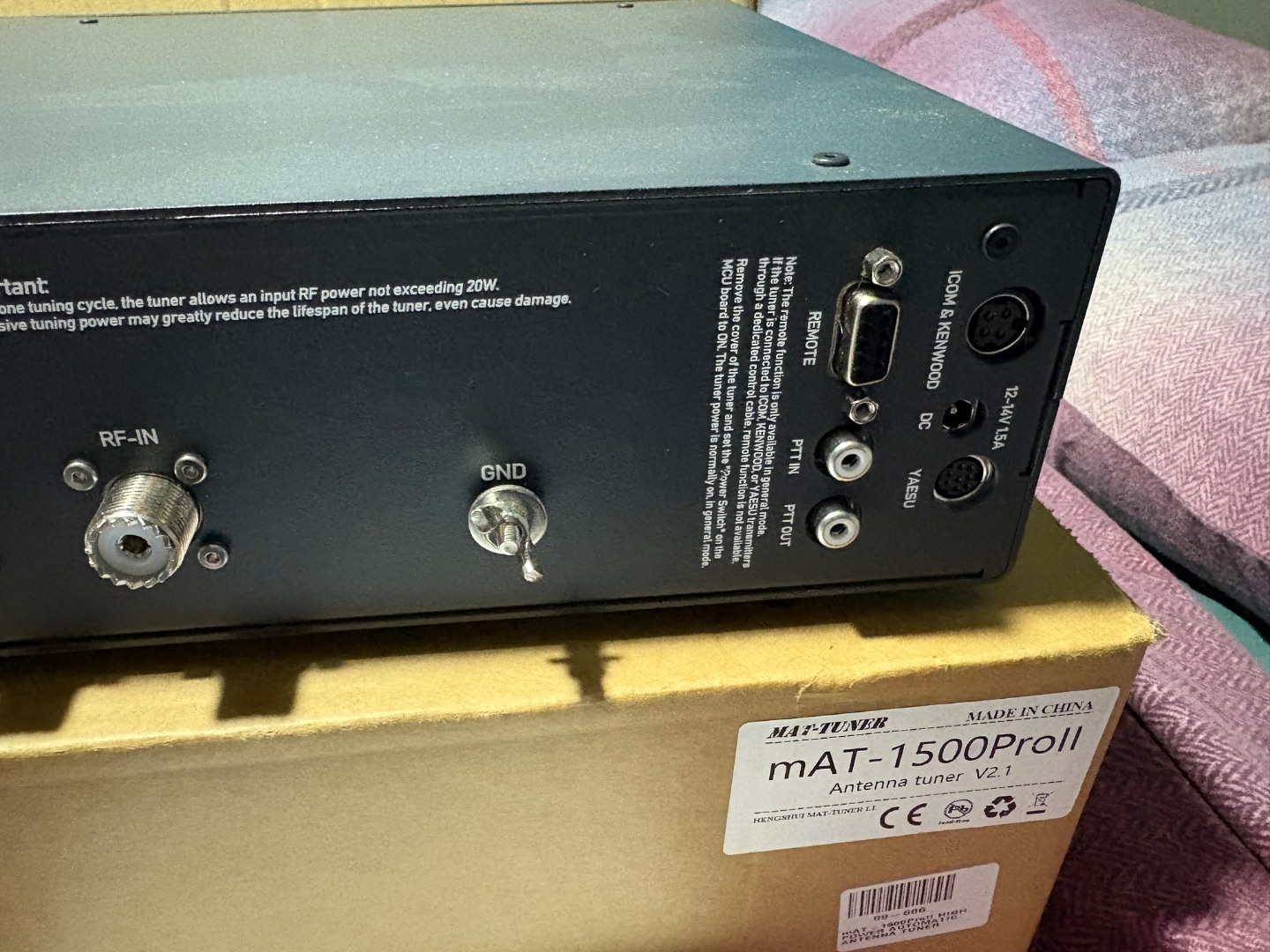 mAT 1500w pro auto tuner - photo 3